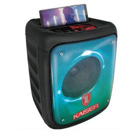 BAFLE KAISER 8” DE 6,500 WATTS Y LUZ MULTICOLOR MODELO: KSW-7006