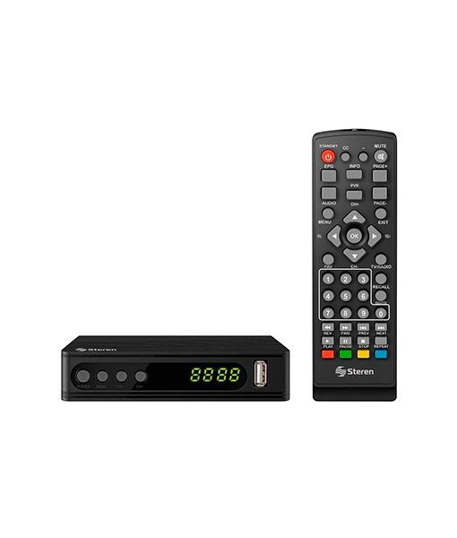 DECODIFICADOR DE TV DIGITAL STEREN MODELO: 208-900