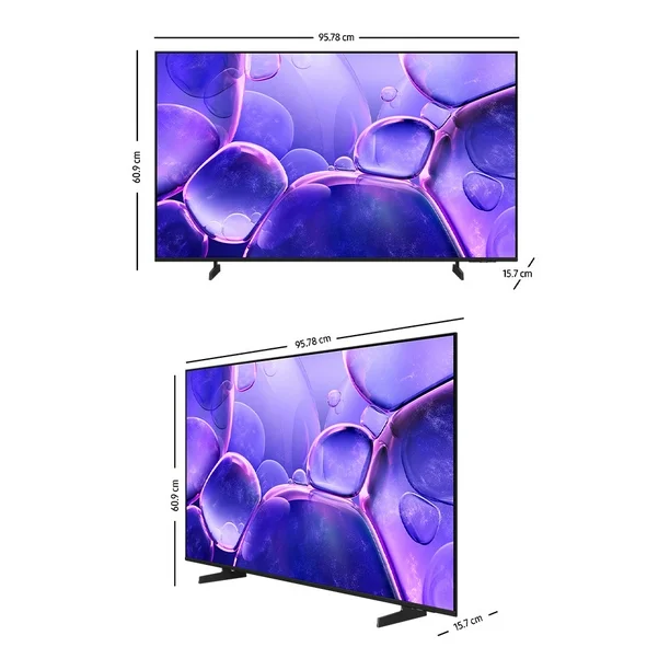 PANTALLA SAMSUNG 43" CRYSTAL UHD HDMI MODELO: UN43U8000FFXZX - Imagen 3