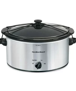 OLLA DE LENTO COCIMIENTO 5.67LT ANALOGA HAMILTON BEACH MODELO: 33167