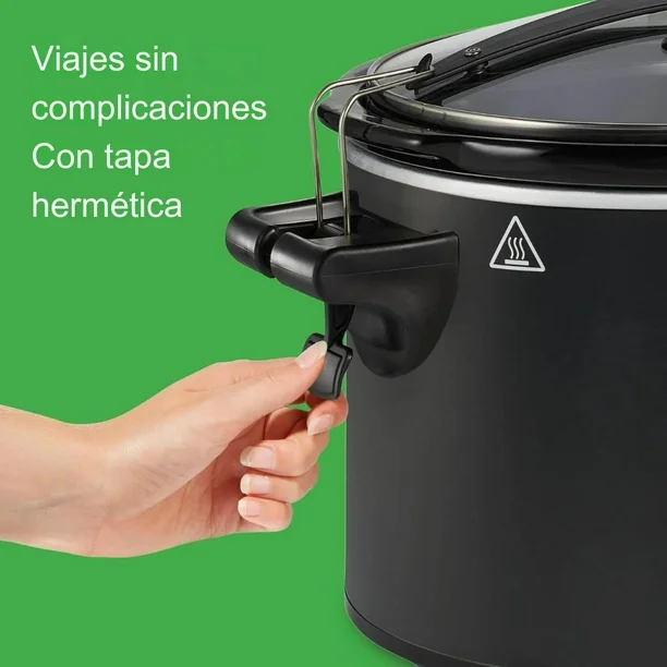 OLLA DE LENTO COCIMIENTO HAMILTON BEACH 5.7LT DIGITAL MODELO: 33962 - Imagen 4