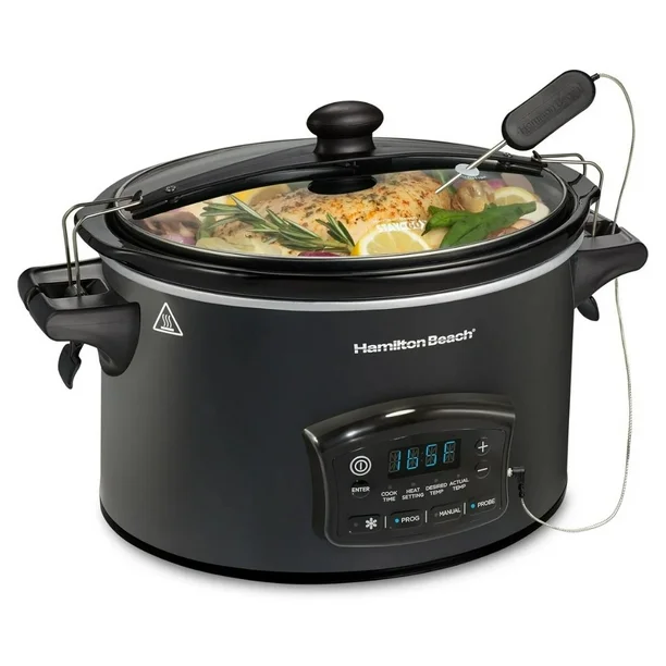 OLLA DE LENTO COCIMIENTO HAMILTON BEACH 5.7LT DIGITAL MODELO: 33962